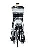 Ivanka Trump 100% Polyester Graphic Silver Cocktail Dress Size L - photo 2