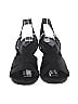 AUBREY LYNN Black Wedges Size 6 1/2 - photo 2