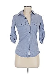 James Perse 3/4 Sleeve Button Down Shirt