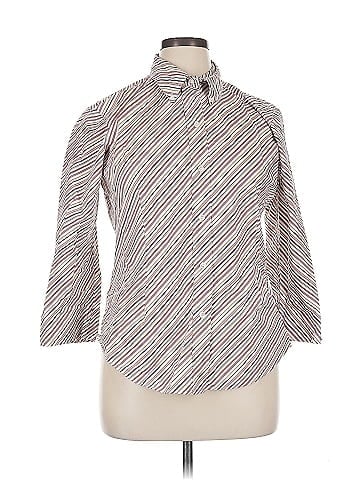 Faconnable 3/4 Sleeve Button-Down Shirt (view 1)