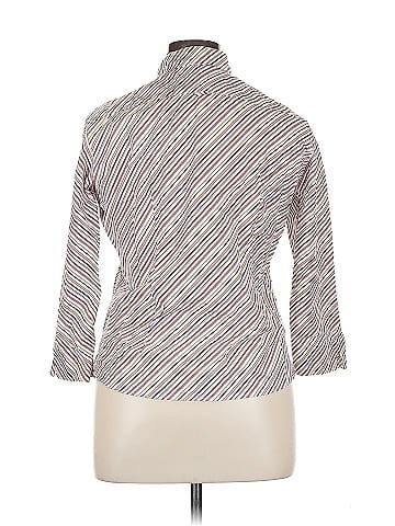 Faconnable 3/4 Sleeve Button-Down Shirt (view 2)