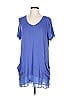 LOGO by Lori Goldstein Blue Purple Casual Dress Size L - photo 1