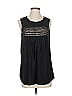 Dylan 100% Rayon Black Sleeveless Blouse Size XS - photo 1