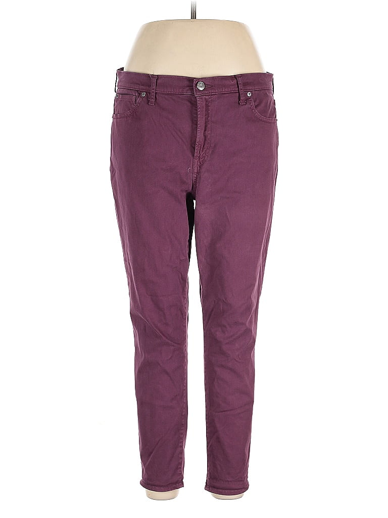 Click to view more detailed imagery on our partner's website Pre-owned Gap Casual Pants In Purple