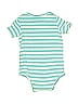 Primary Clothing 100% Cotton Stripes Green Short Sleeve Onesie Size 3-6 mo - photo 2