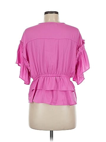 Marc New York Andrew Marc Short Sleeve Blouse (view 2)