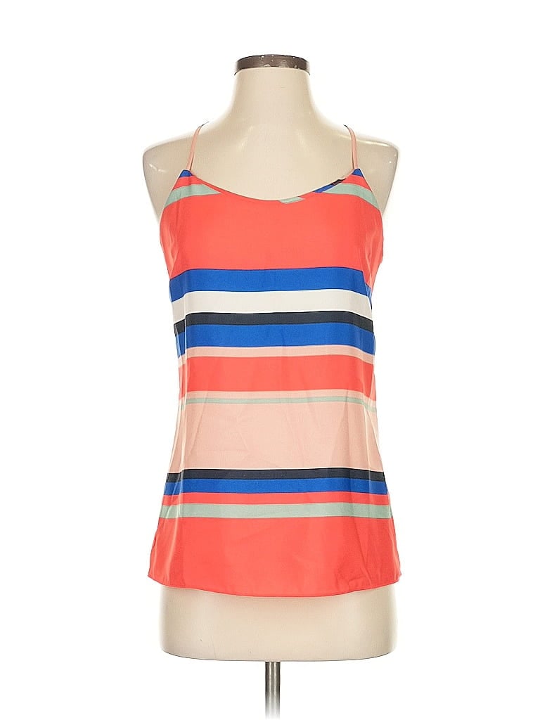 Pre-owned J.crew Factory Store Sleeveless Top Orange Halter Neckline Tops