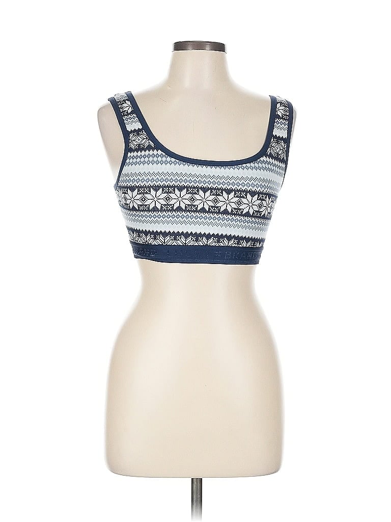 Click to view more detailed imagery on our partner's website Pre-owned Lucky Brand Tank Top Blue Square Neckline Tops