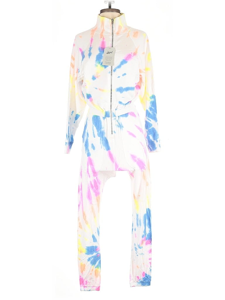 Pre-owned Lezat Jumpsuit In White