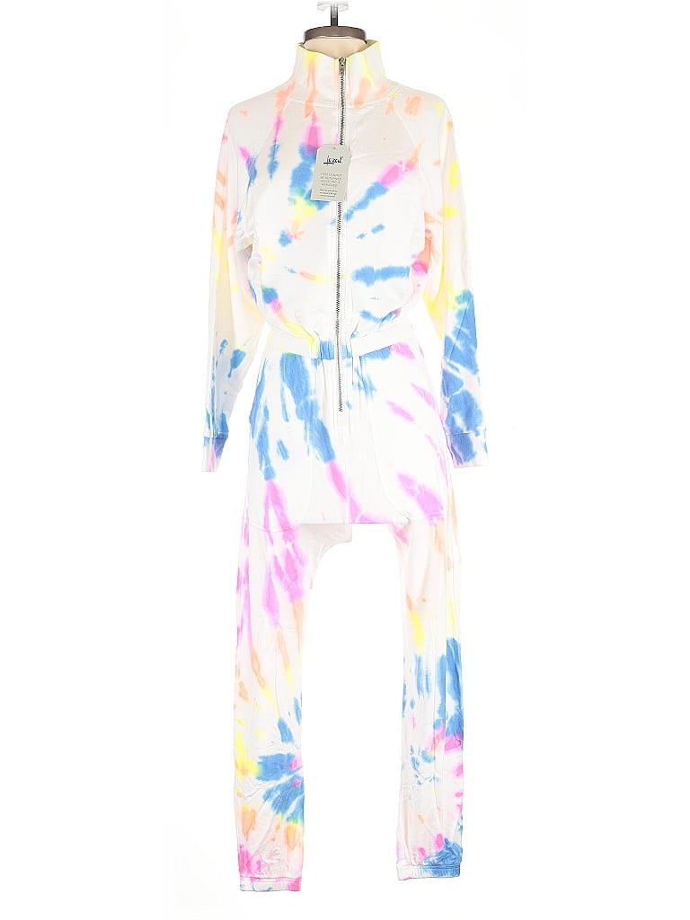 Pre-owned Lezat Jumpsuit In White