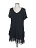 LOGO by Lori Goldstein Black Casual Dress Size L - photo 1