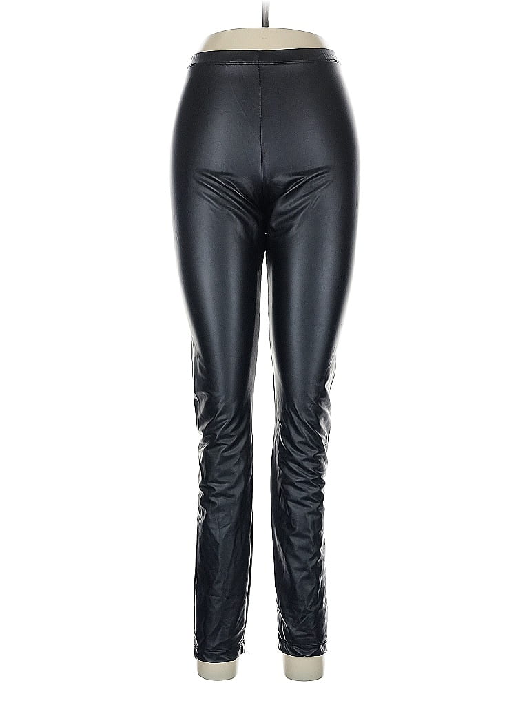 Pre-owned H&m Leggings In Black