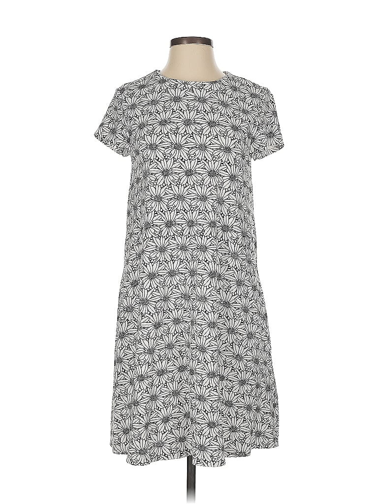 Pre-owned J. Mclaughlin Casual Dress In White