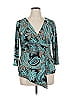 DressBarn Teal 3/4 Sleeve Blouse Size 16 (estimated) - photo 1