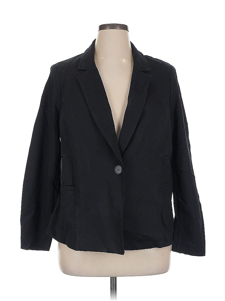 Pre-owned Studio By Torrid Blazer Jacket In Black