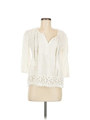 Solitaire 3/4 Sleeve Blouse (view 1)