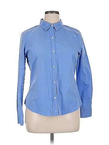 Liz Claiborne Long Sleeve Button-Down Shirt (view 1)