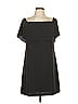 Charles Henry 100% Polyester Solid Black Casual Dress Size M - photo 1