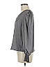 Blu Pepper Gray Long Sleeve Blouse Size M - photo 4