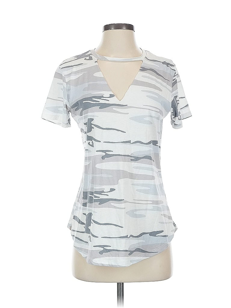 Pre-owned Z Supply Short Sleeve T-shirt In Silver