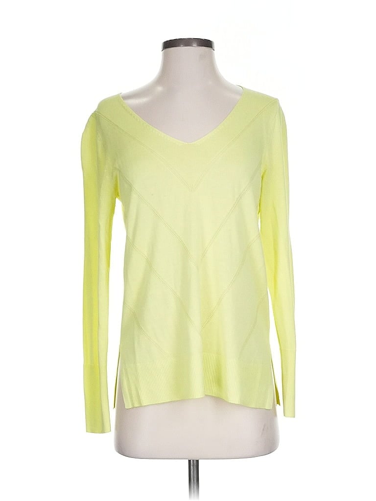 Pre-owned Banana Republic Factory Store Pullover Sweater In Yellow