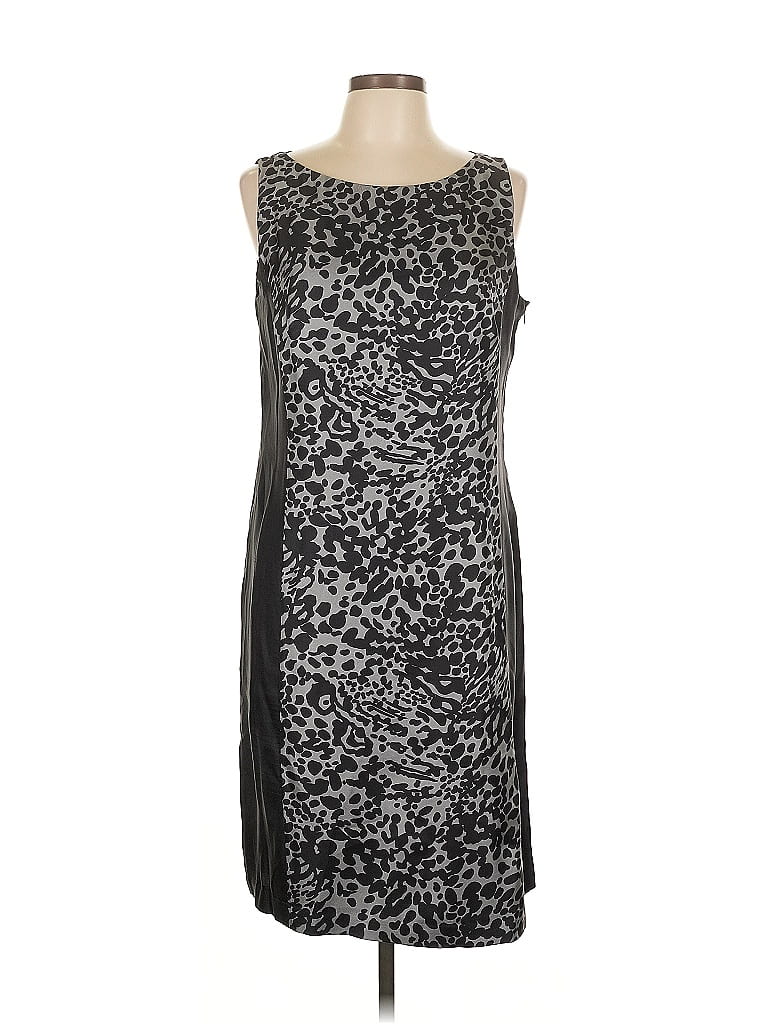 Pre-owned Ann Taylor Cocktail Dress In Silver