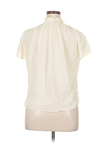 Amour Vert Short Sleeve Silk Top (view 2)
