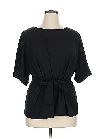 Worthington Short Sleeve Blouse (view 1)