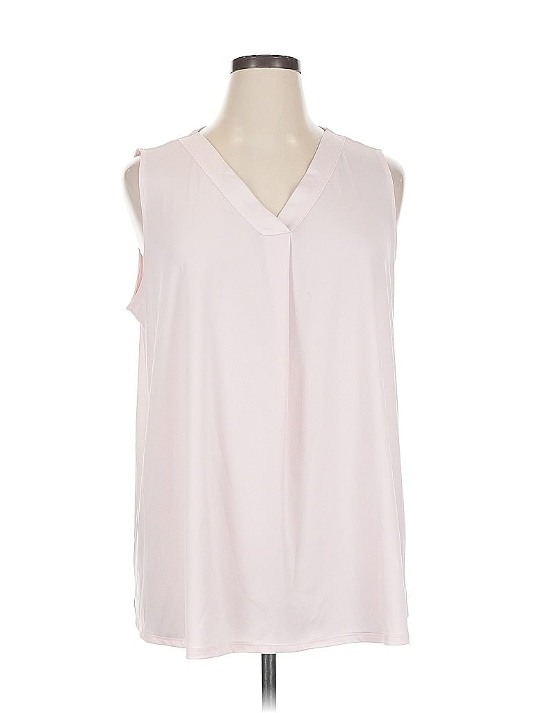 Liz Claiborne Career Pink Sleeveless Blouse Size 1X - photo 1