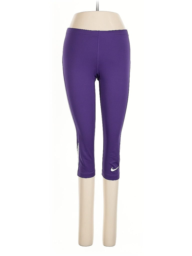 Pre-owned Nike Yoga Pants In Purple