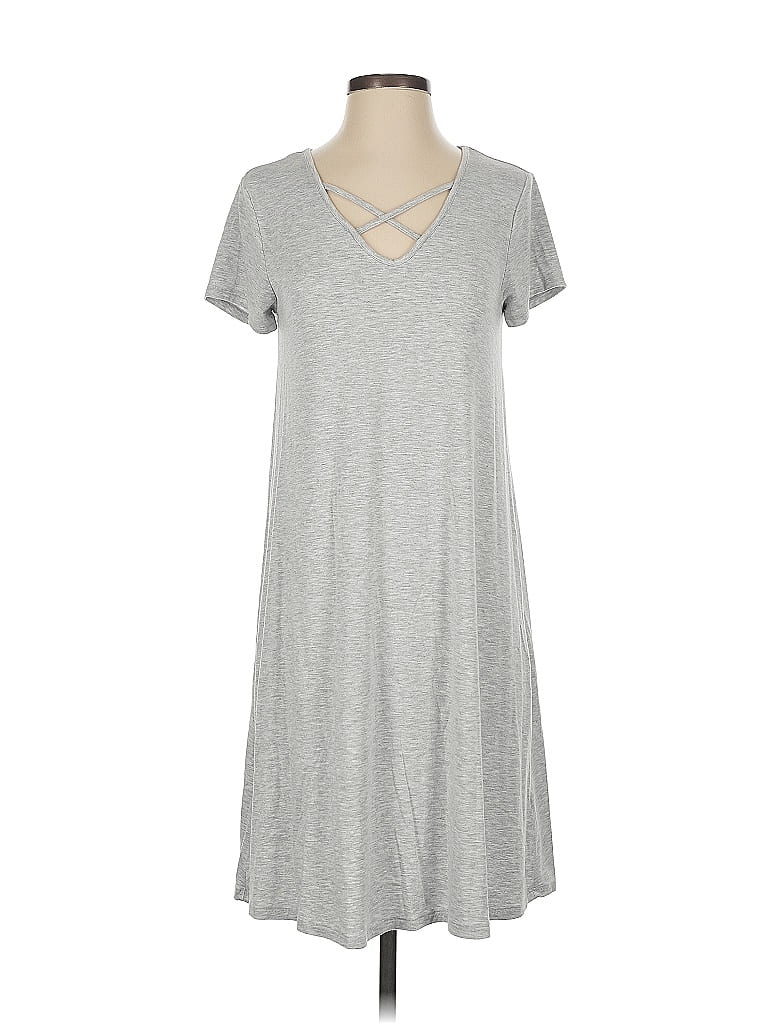 Pre-owned Cupio Casual Dress In Gray