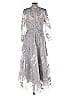 Mac Duggal Silver Cocktail Dress Size 8 - photo 2