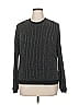 Pashmina Metallic Gray Pullover Sweater Size XL - photo 1