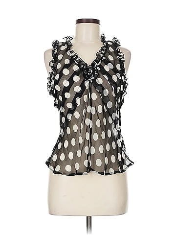 edward Sleeveless Silk Top (view 1)
