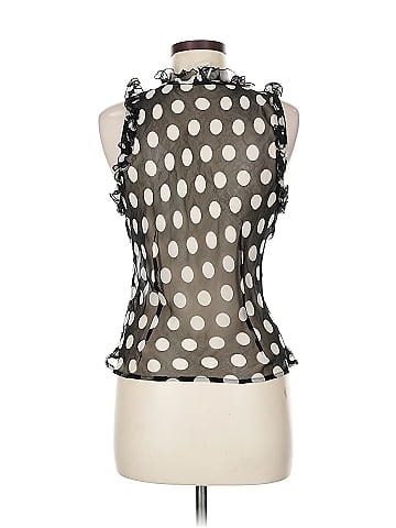 edward Sleeveless Silk Top (view 2)