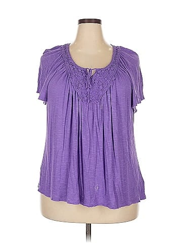 Apt. 9 Short Sleeve Blouse (view 1)
