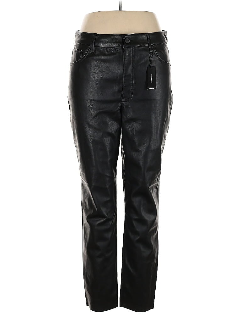 Pre-owned Express Casual Pants In Black