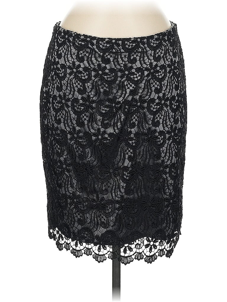 Pre-owned Ann Taylor Formal Skirt In Black