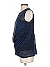 DKNY Blue Sleeveless Blouse Size XS - photo 5
