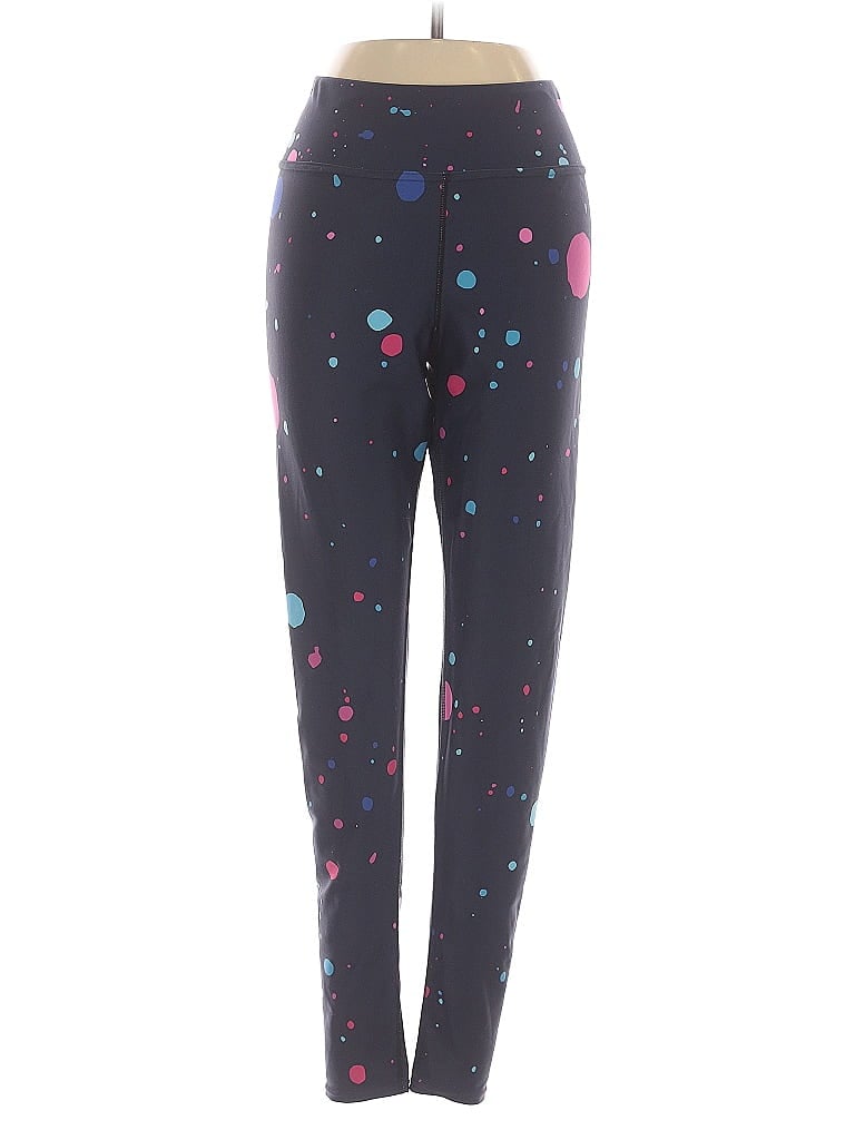 ModCloth Stars Black Blue Active Pants Size 26 waist (estimated) - photo 1