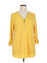 Jm Collection 3/4 Sleeve Blouse