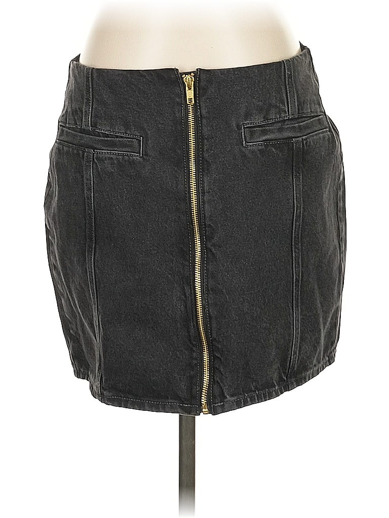 Pre-owned Old Navy Denim Skirt In Black