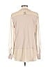 Ann Taylor Factory Ivory Tan Long Sleeve Blouse Size L - photo 2