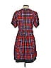 Tanya Taylor Plaid Red Casual Dress Size 4 - photo 2