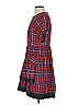 Tanya Taylor Plaid Red Casual Dress Size 4 - photo 4