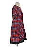 Tanya Taylor Plaid Red Casual Dress Size 4 - photo 3