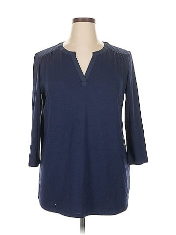 41Hawthorn 3/4 Sleeve Blouse (view 1)