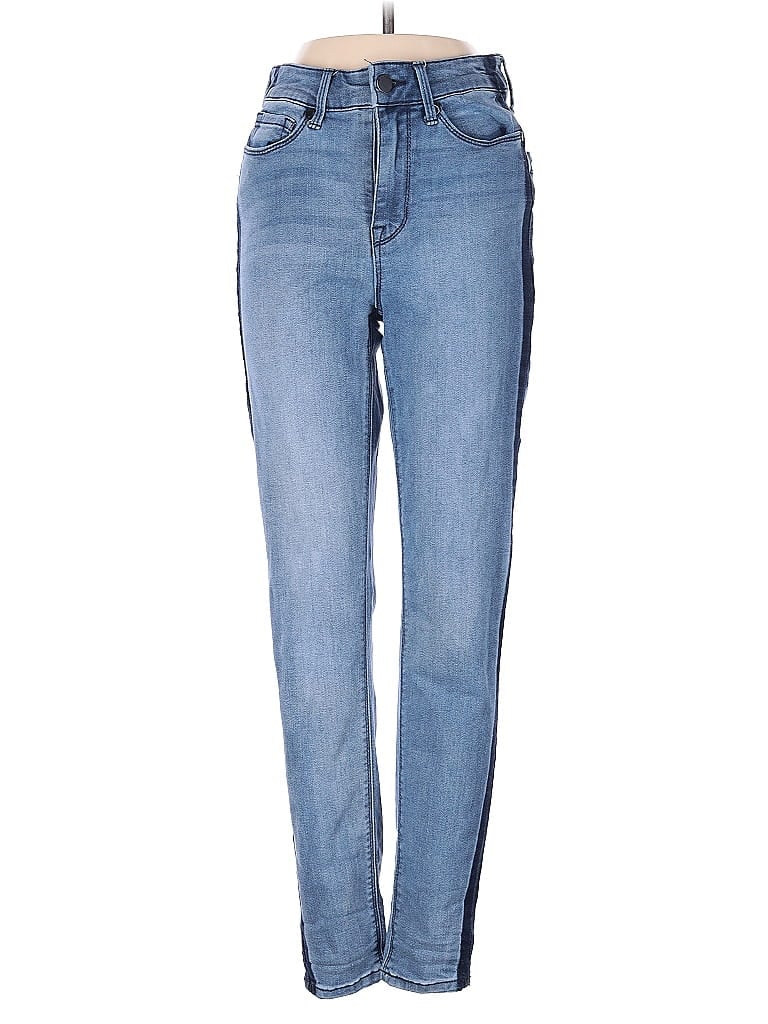 Pre-owned Eva Longoria Jeans In Blue