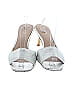 Rachel Zoe White Silver Sandals Size 8 - photo 2