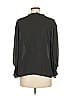 Aqua 100% Polyester Black 3/4 Sleeve Blouse Size M - photo 2